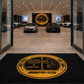 Mercedes Benz Affelterbach Premium Luxury Rug (60x87) INCH (150x220) cm Home, Garage & Display Carpet Auto Area Carpet, Car Garage Decor,Car Floor Mat