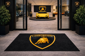 LAMBORGHINI Premium Luxury Rug (60x87) INCH (150x220) cm Home, Garage & Display Carpet Auto Area Carpet, Car Garage Decor,Car Floor Mat