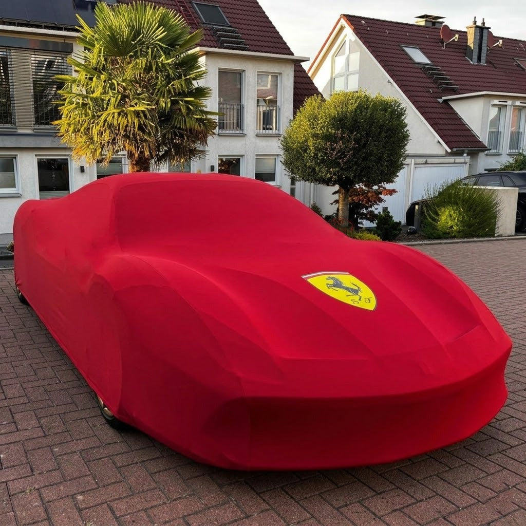 Ferrari 212 Custom Fit Indoor Car Cover Soft Stretch Black Gray Blue Red Dust Protection Garage Cover Laser Cut + Bag