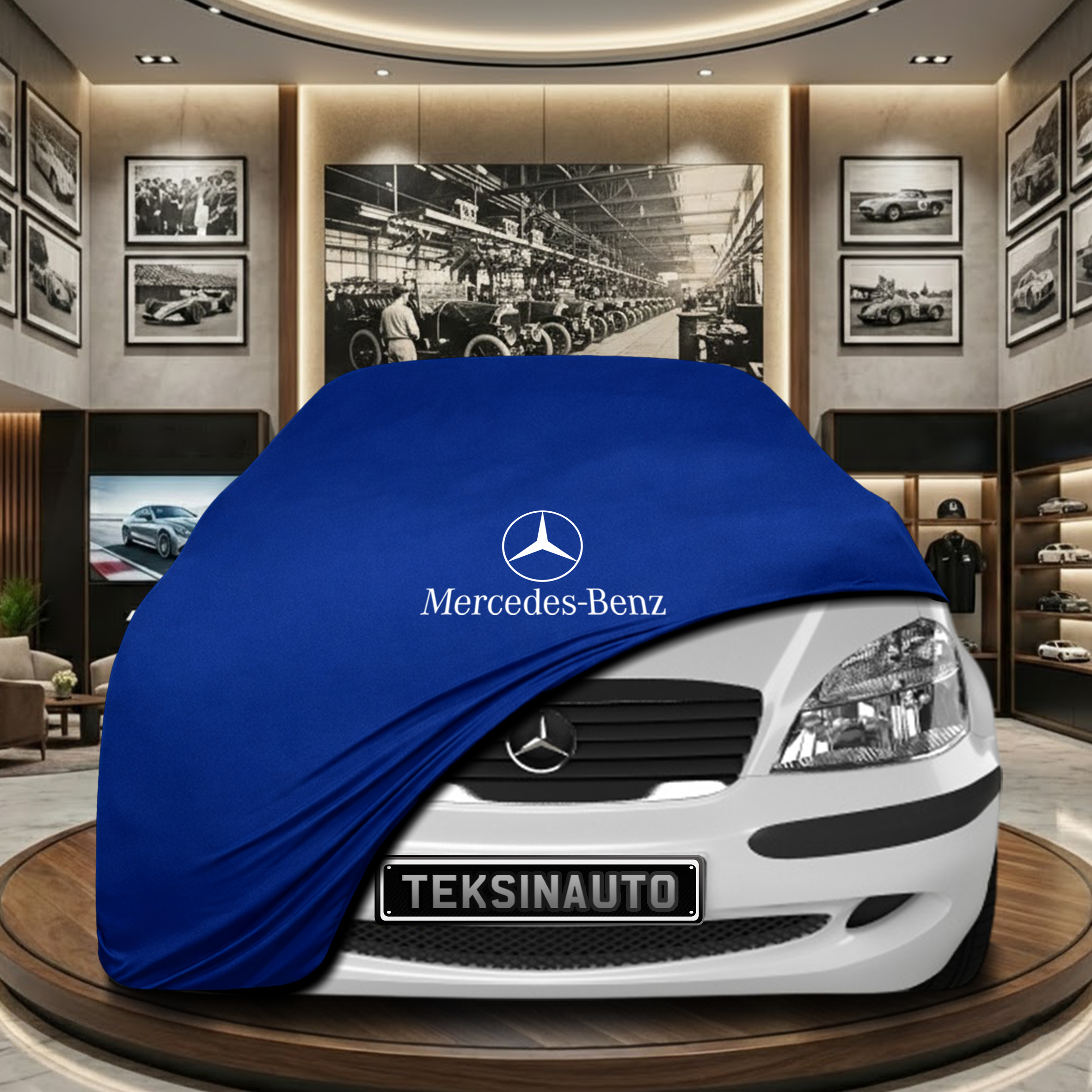 MERCEDES A W168 1997-2004 Indoor Car Cover Custom Fit, Black, Gray, Blue, Red Color