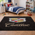 Cadillac Premium Luxury Rug (60x87) INCH (150x220) cm Home, Garage & Display Carpet Auto Area Carpet, Car Garage Decor,Car Floor Mat