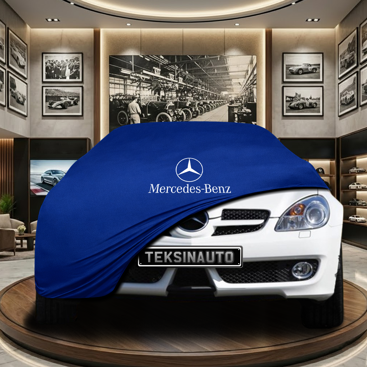 Mercedes Benz SLK R171 Indoor Car Cover Custom Fit, Black, Gray, Blue, Red Color