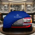 Mercedes Benz W114 Indoor Car Cover Custom Fit, Black, Gray, Blue, Red Color