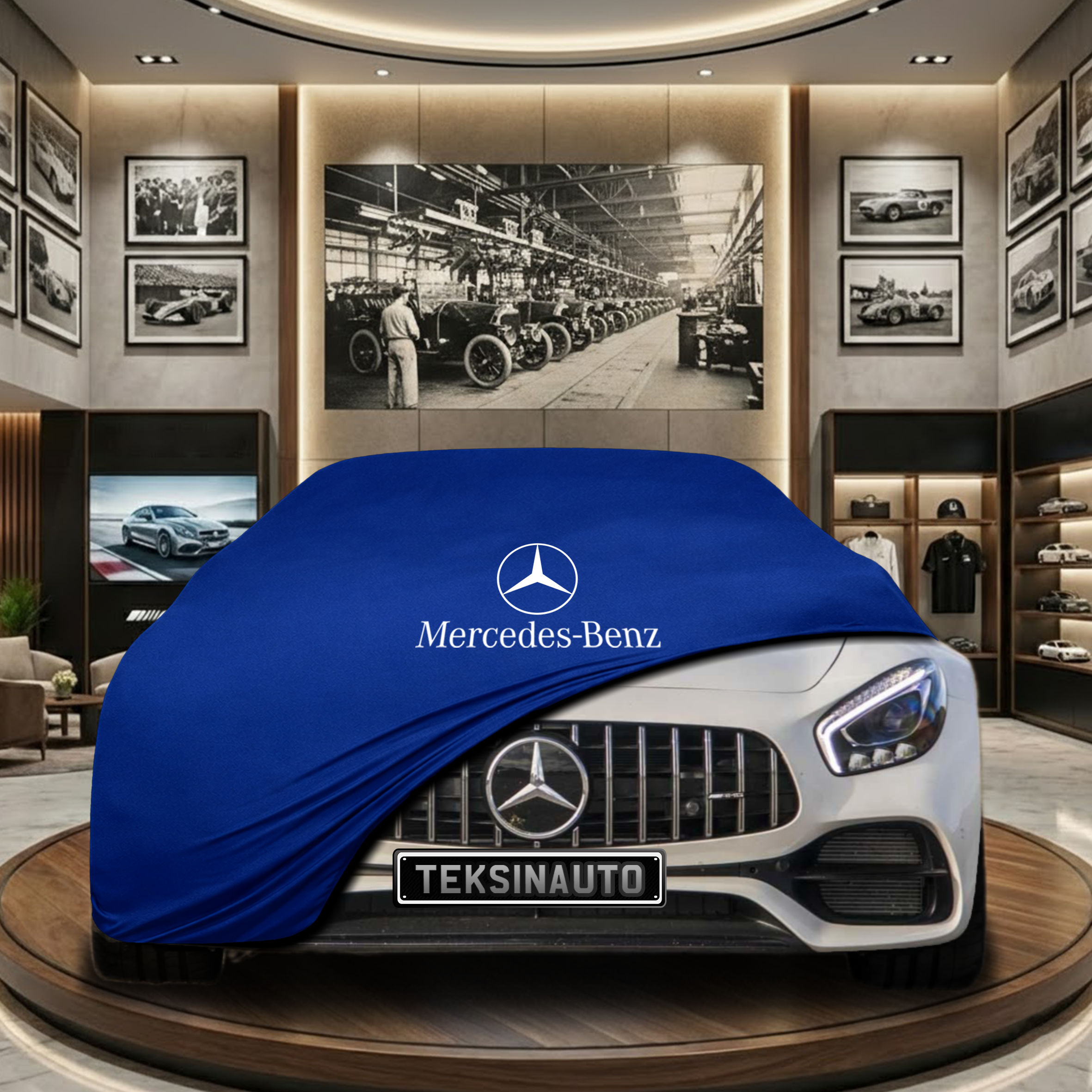 MERCEDES AMG GT C192 2024- Car Cover Custom Fit, Black, Gray, Blue, Red Color