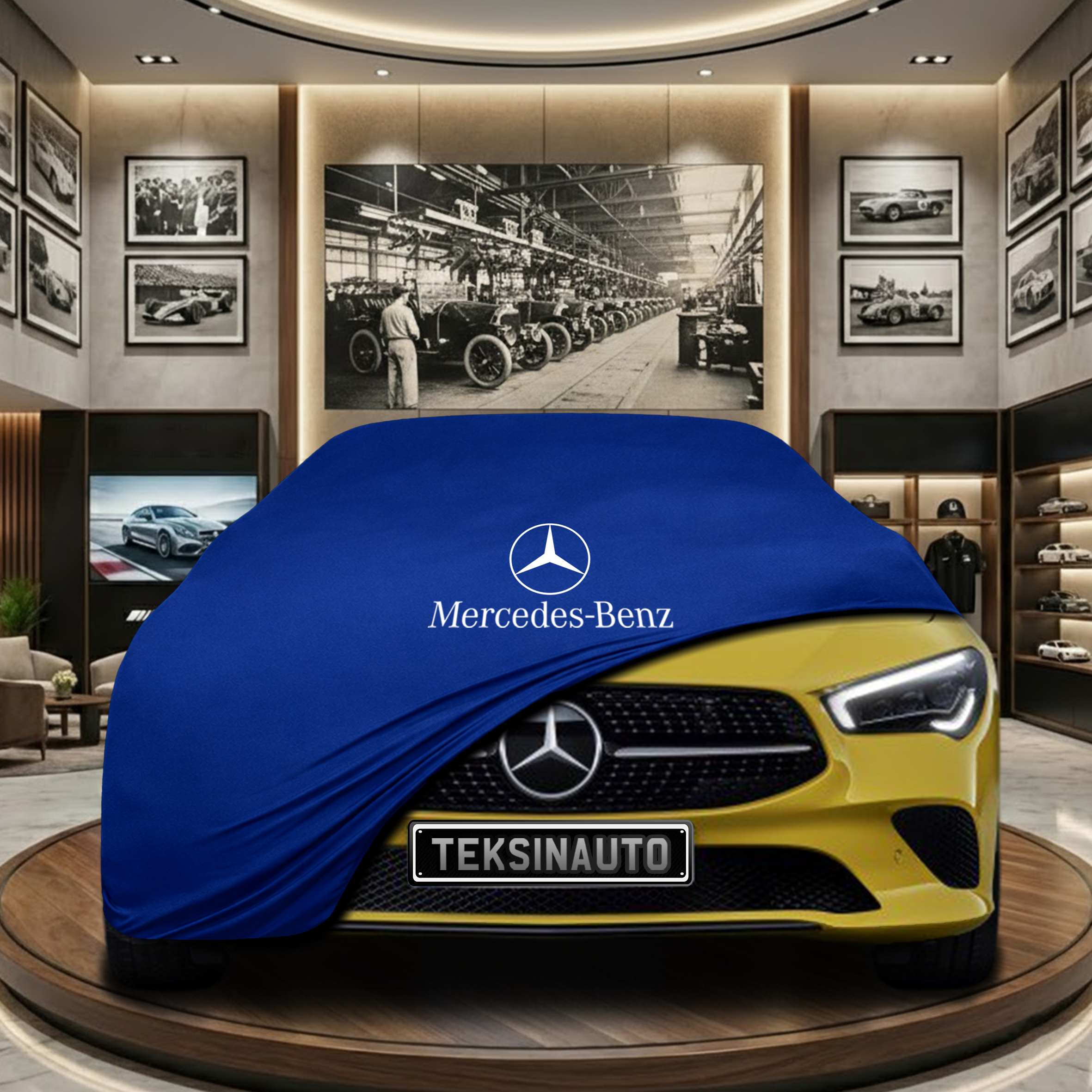 MERCEDES CLA X118 SW 2019-  Indoor Car Cover Custom Fit, Black, Gray, Blue, Red Color