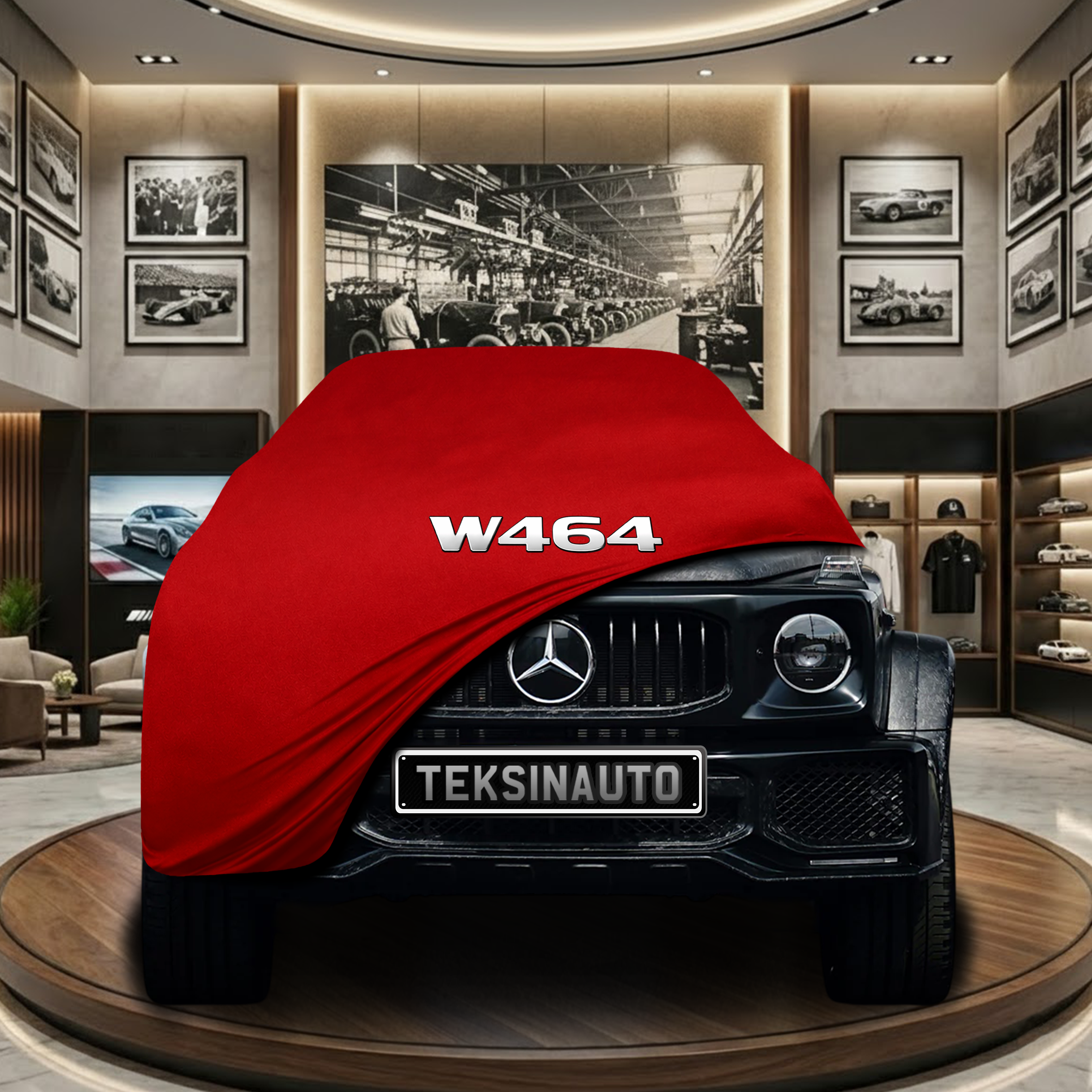 MERCEDES G W464 2018-2024 Indoor Car Cover Custom Fit, Black, Gray, Blue, Red Color