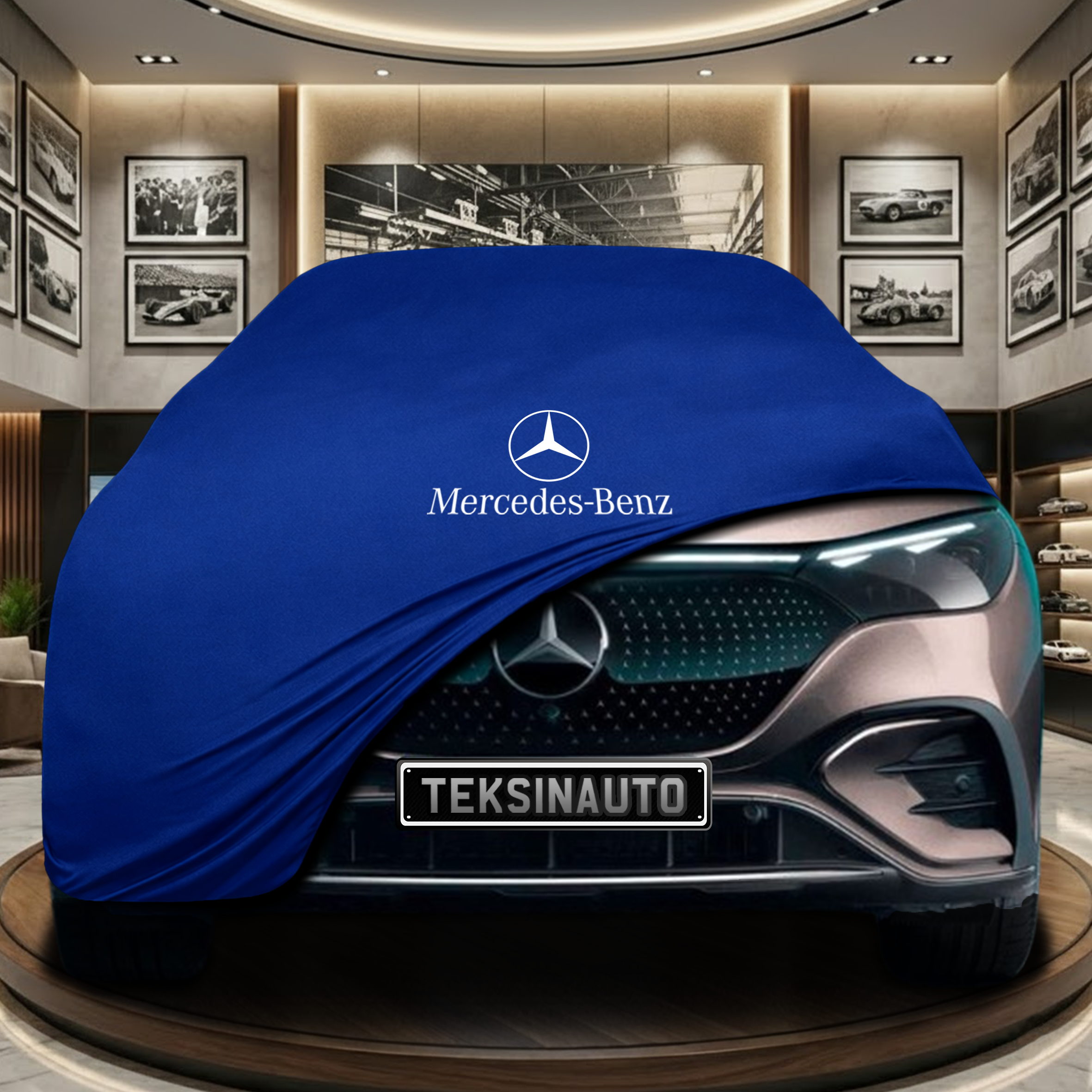 Mercedes Benz EQE (V295) Indoor Car Cover Custom Fit, Black, Gray, Blue, Red Color