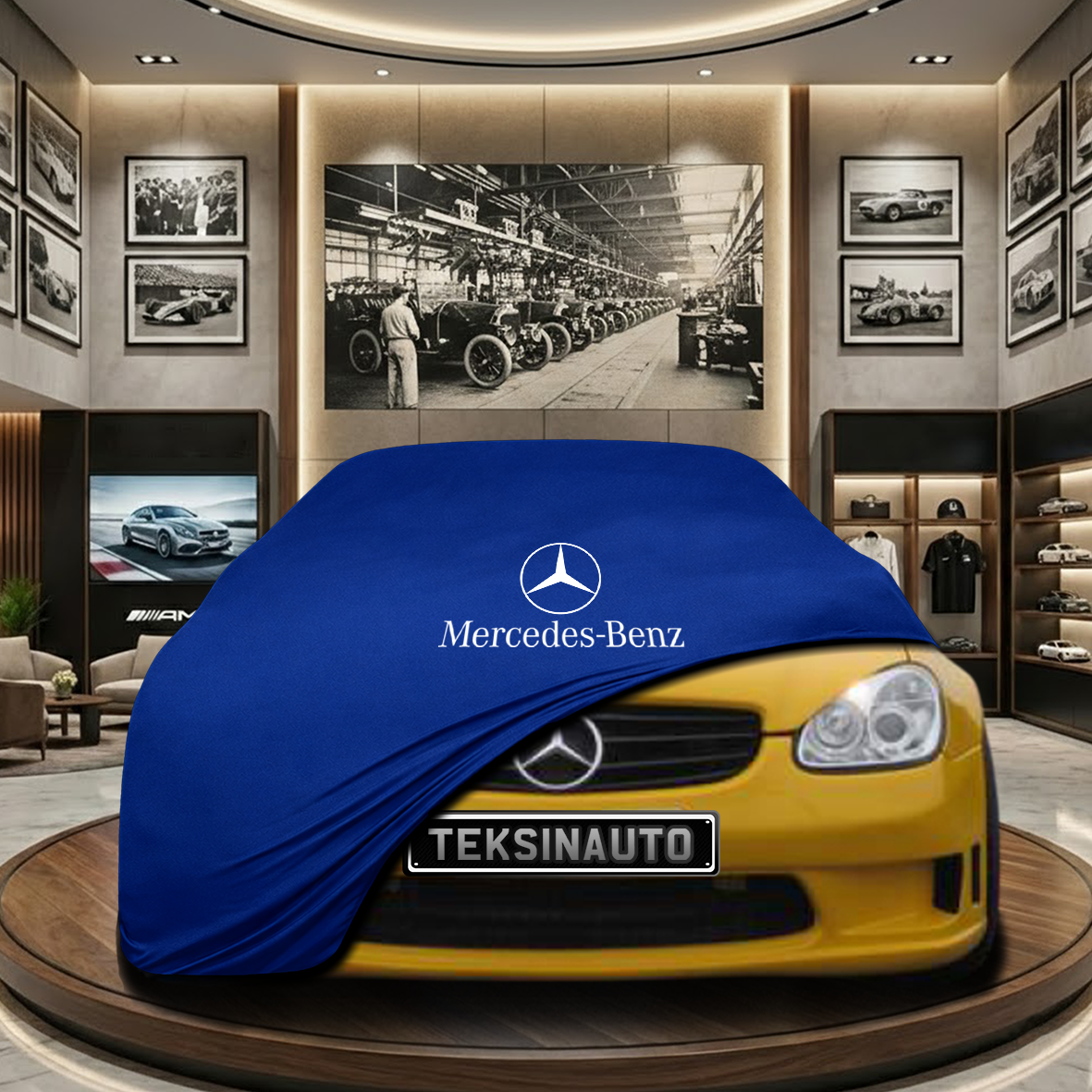 MERCEDES SLK R170 1996-2004 Indoor Car Cover Custom Fit, Black, Gray, Blue, Red Color