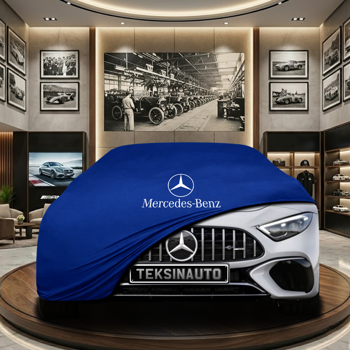 Mercedes Benz SL R232 (2021-) Indoor Car Cover Custom Fit, Black, Gray, Blue, Red Color