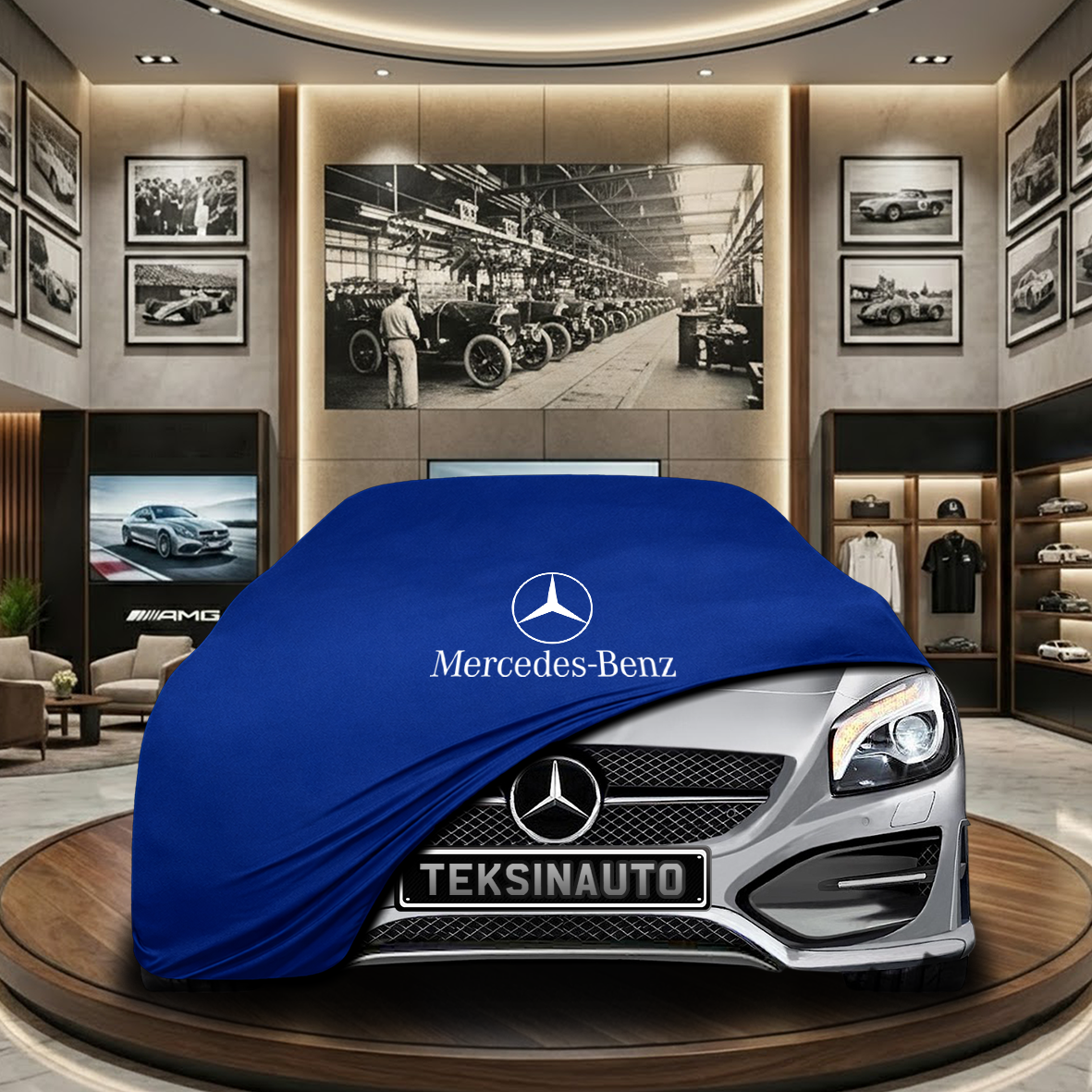 MERCEDES SL R231 2012-2020 Indoor Car Cover Custom Fit, Black, Gray, Blue, Red Color