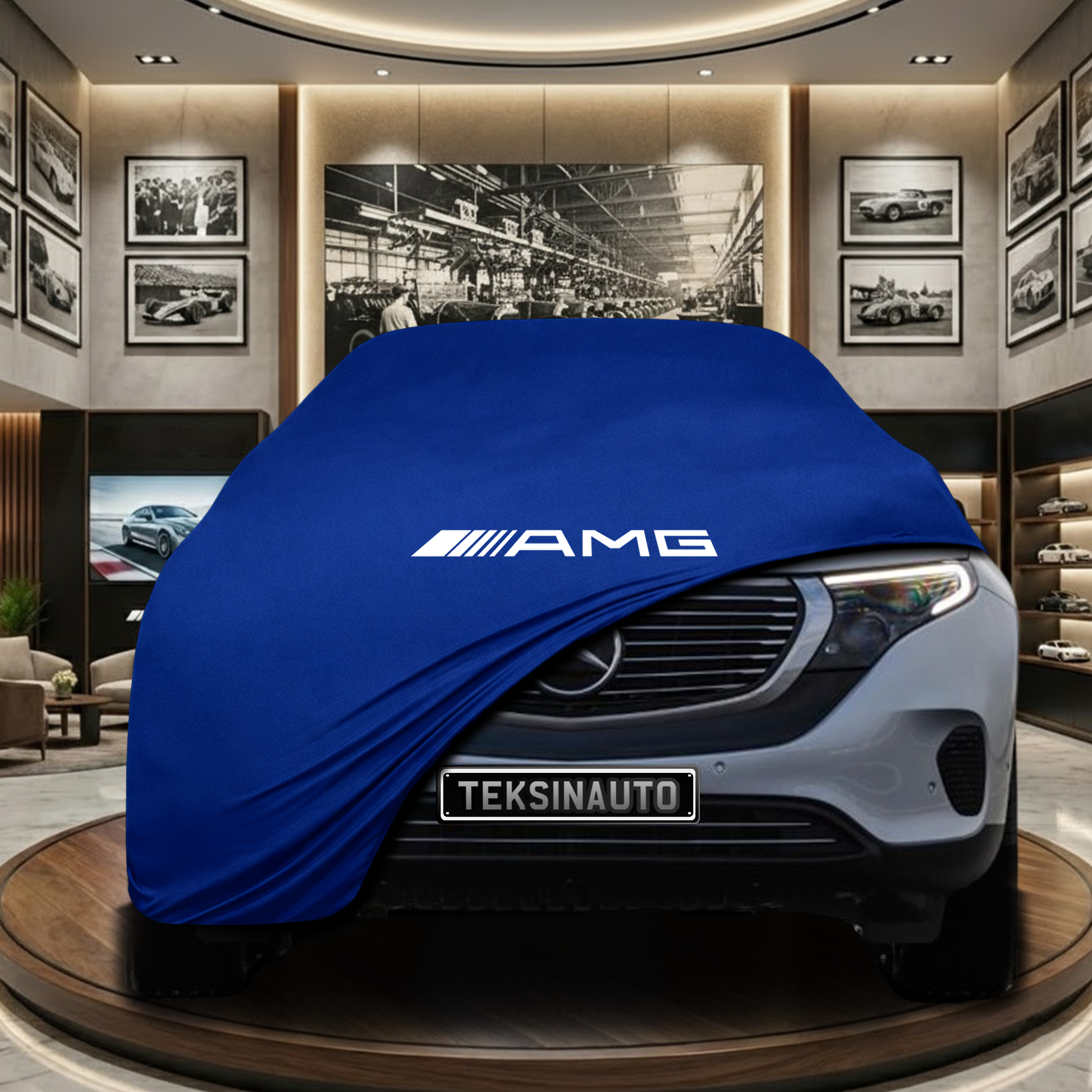 Mercedes Benz EQC (N293) Indoor Car Cover Custom Fit, Black, Gray, Blue, Red Color