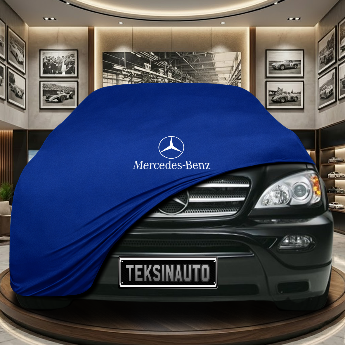 Mercedes Benz M W163 Indoor Car Cover Custom Fit, Black, Gray, Blue, Red Color