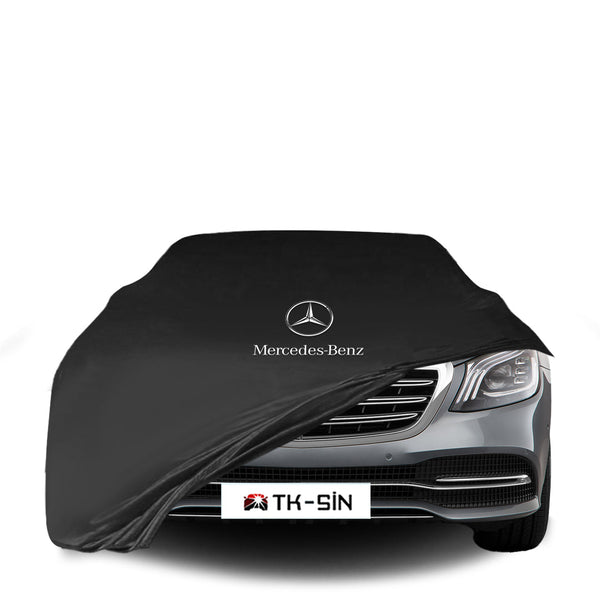 Mercedes Benz S V223 Long Indoor Car Cover Custom Fit, Black, Gray, Blue, Red Color