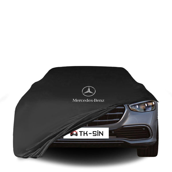 Mercedes Benz S W223 Short Indoor Car Cover Custom Fit, Black, Gray, Blue, Red Color