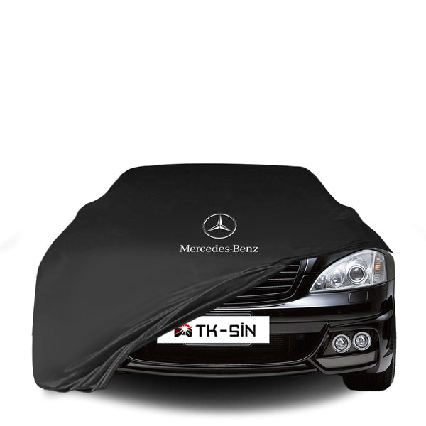 Mercedes Benz S W221 Short Indoor Car Cover Custom Fit, Black, Gray, Blue, Red Color
