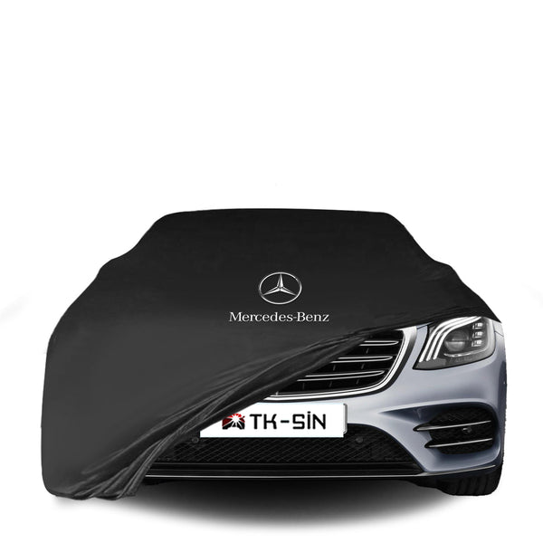 Mercedes Benz S W222 Short Indoor Car Cover Custom Fit, Black, Gray, Blue, Red Color