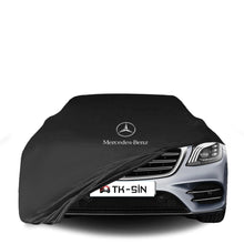 Mercedes Benz S W222 Short Indoor Car Cover Custom Fit, Black, Gray, Blue, Red Color