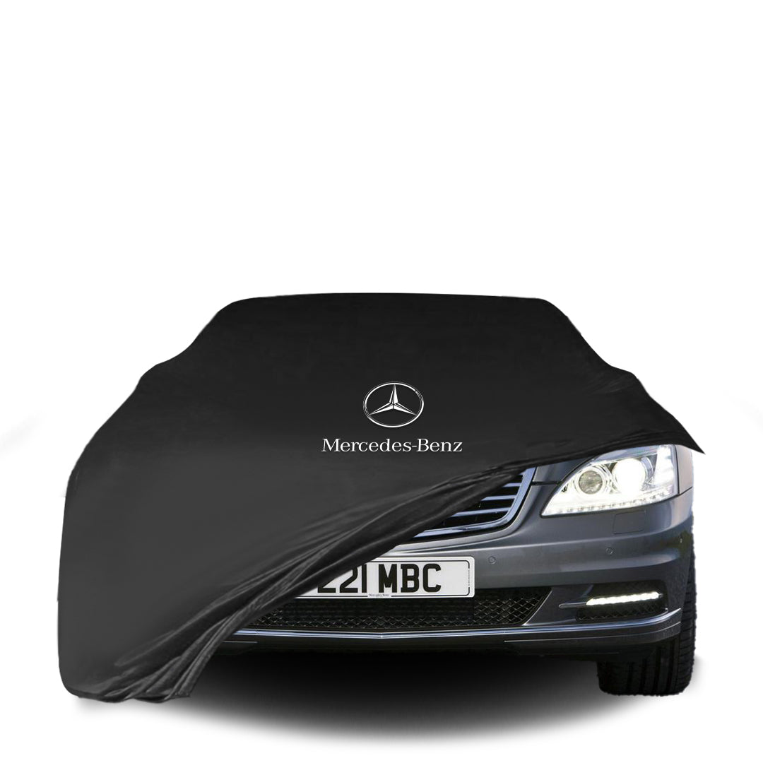 Mercedes Benz S V221 Long Indoor Car Cover Custom Fit, Black, Gray, Blue, Red Color