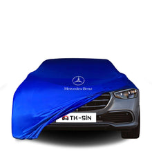 Mercedes Benz S W223 Short Indoor Car Cover Custom Fit, Black, Gray, Blue, Red Color