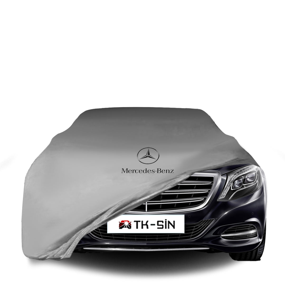 Mercedes Benz S V222 Long Indoor Car Cover Custom Fit, Black, Gray, Blue, Red Color
