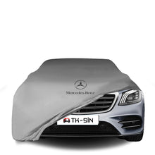 Mercedes Benz S W222 Short Indoor Car Cover Custom Fit, Black, Gray, Blue, Red Color