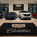 Cadillac Premium Luxury Rug (60x87) INCH (150x220) cm Home, Garage & Display Carpet Auto Area Carpet, Car Garage Decor,Car Floor Mat