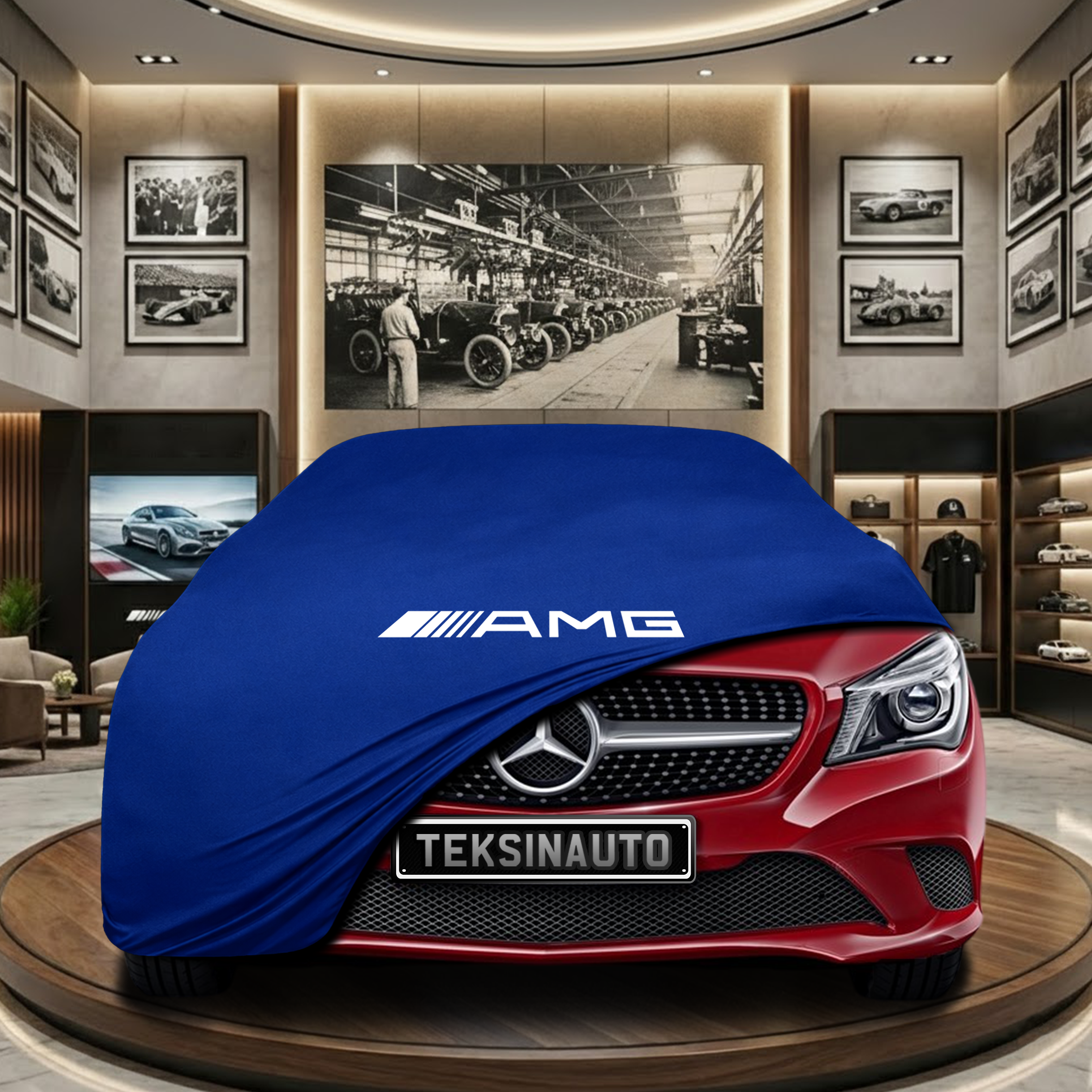 MERCEDES CLA X117 SW 2013-2019  Indoor Car Cover Custom Fit, Black, Gray, Blue, Red Color
