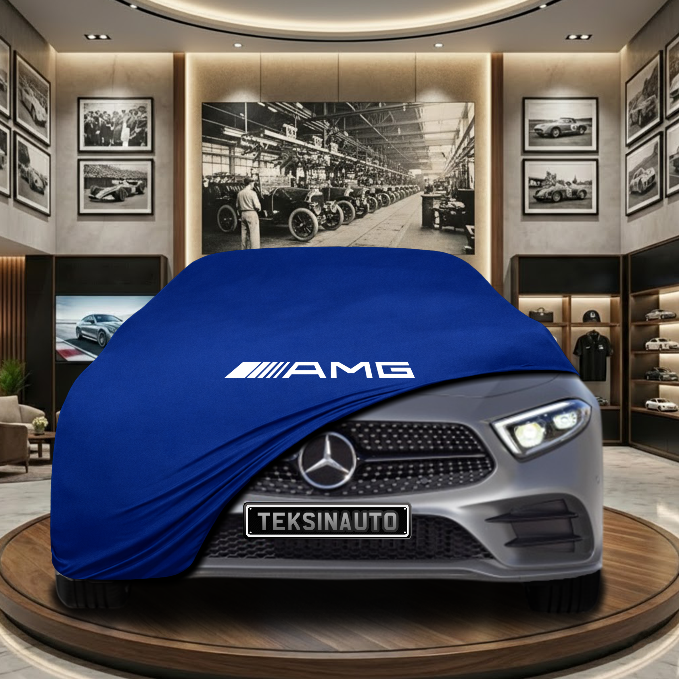 MERCEDES CLS W257 2018-  Indoor Car Cover Custom Fit, Black, Gray, Blue, Red Color