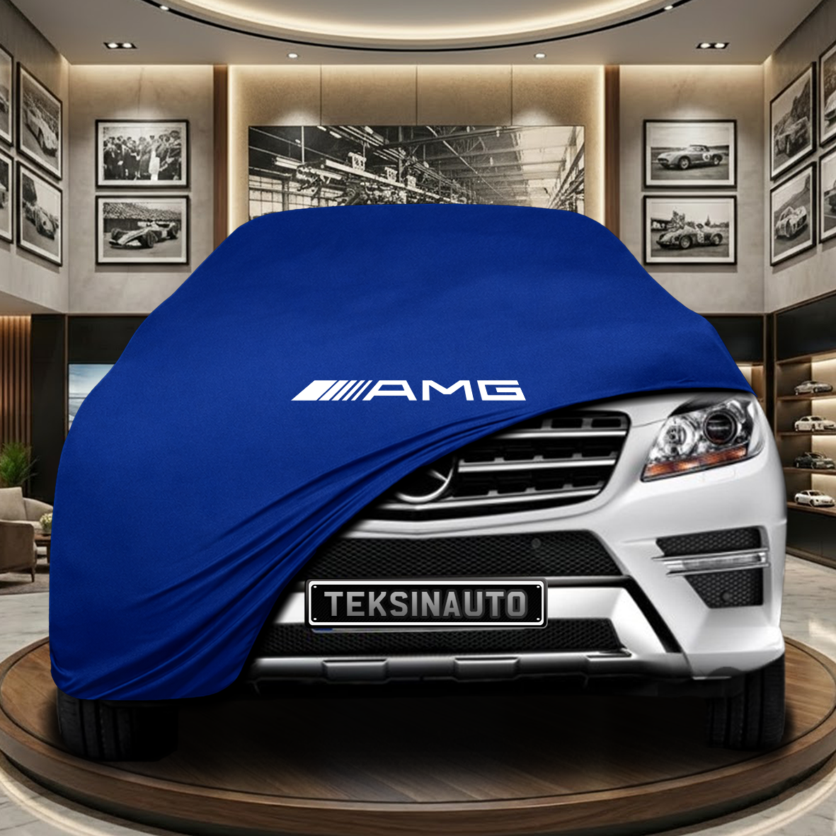 Mercedes Benz M W166 Indoor Car Cover Custom Fit, Black, Gray, Blue, Red Color