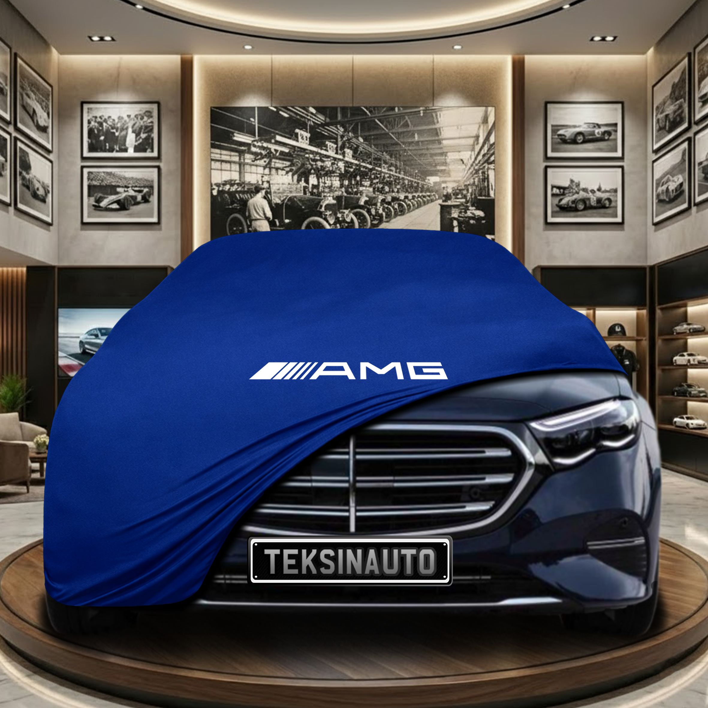 MERCEDES E S214 SW 2023- Indoor Car Cover Custom Fit, Black, Gray, Blue, Red Color