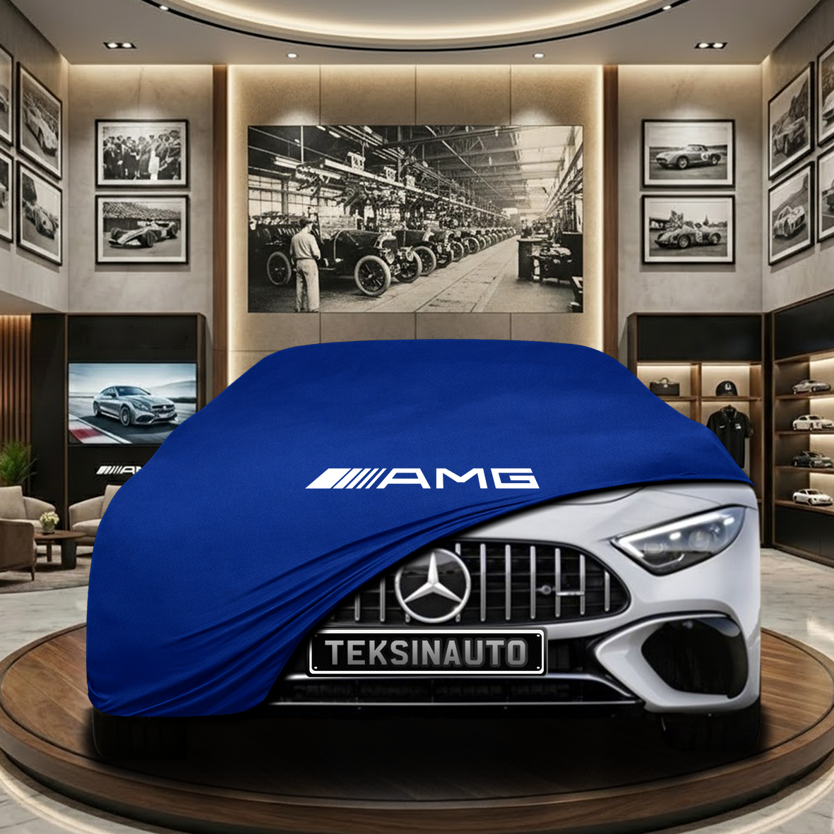 Mercedes Benz SL R232 (2021-) Indoor Car Cover Custom Fit, Black, Gray, Blue, Red Color