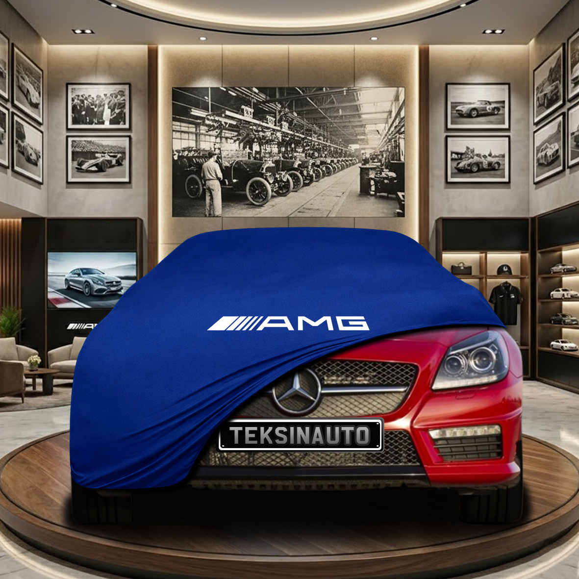 Mercedes Benz SLK R172 Indoor Car Cover Custom Fit, Black, Gray, Blue, Red Color