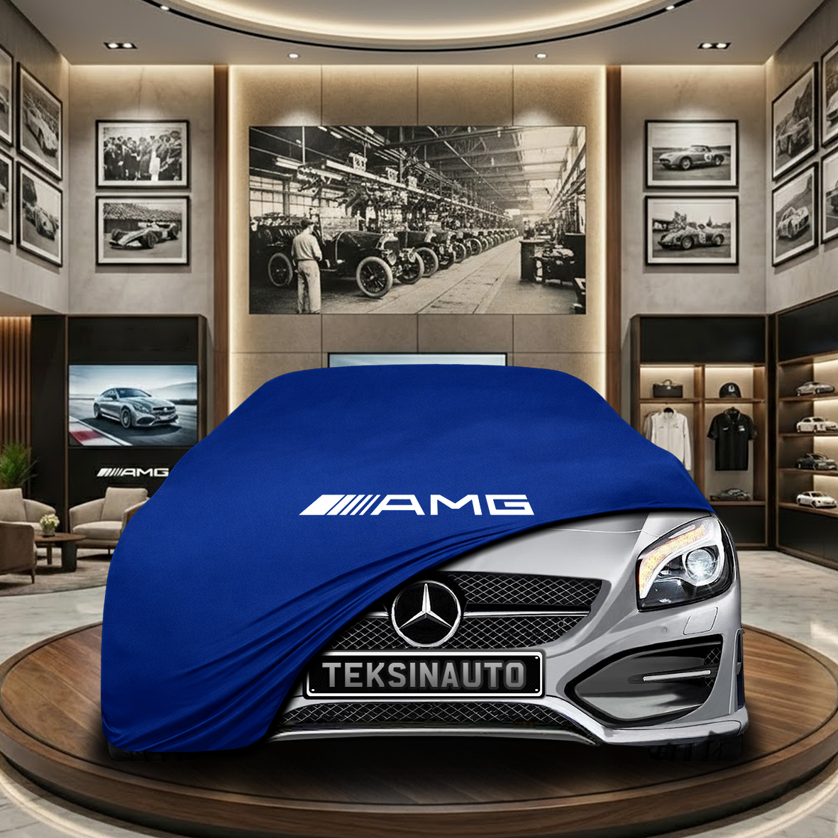 MERCEDES SL R231 2012-2020 Indoor Car Cover Custom Fit, Black, Gray, Blue, Red Color