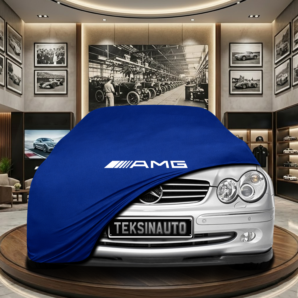 MERCEDES SL R230 2003-2008 Indoor Car Cover Custom Fit, Black, Gray, Blue, Red Color