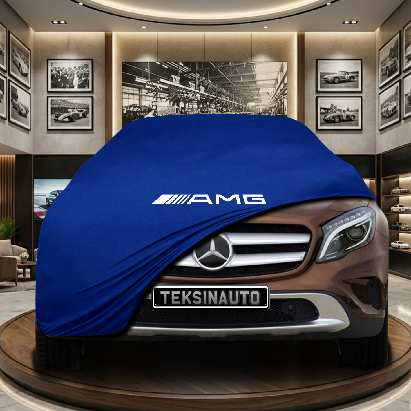 Mercedes Benz GLA X156 (2013-2019) Indoor Car Cover Custom Fit, Black, Gray, Blue, Red Color