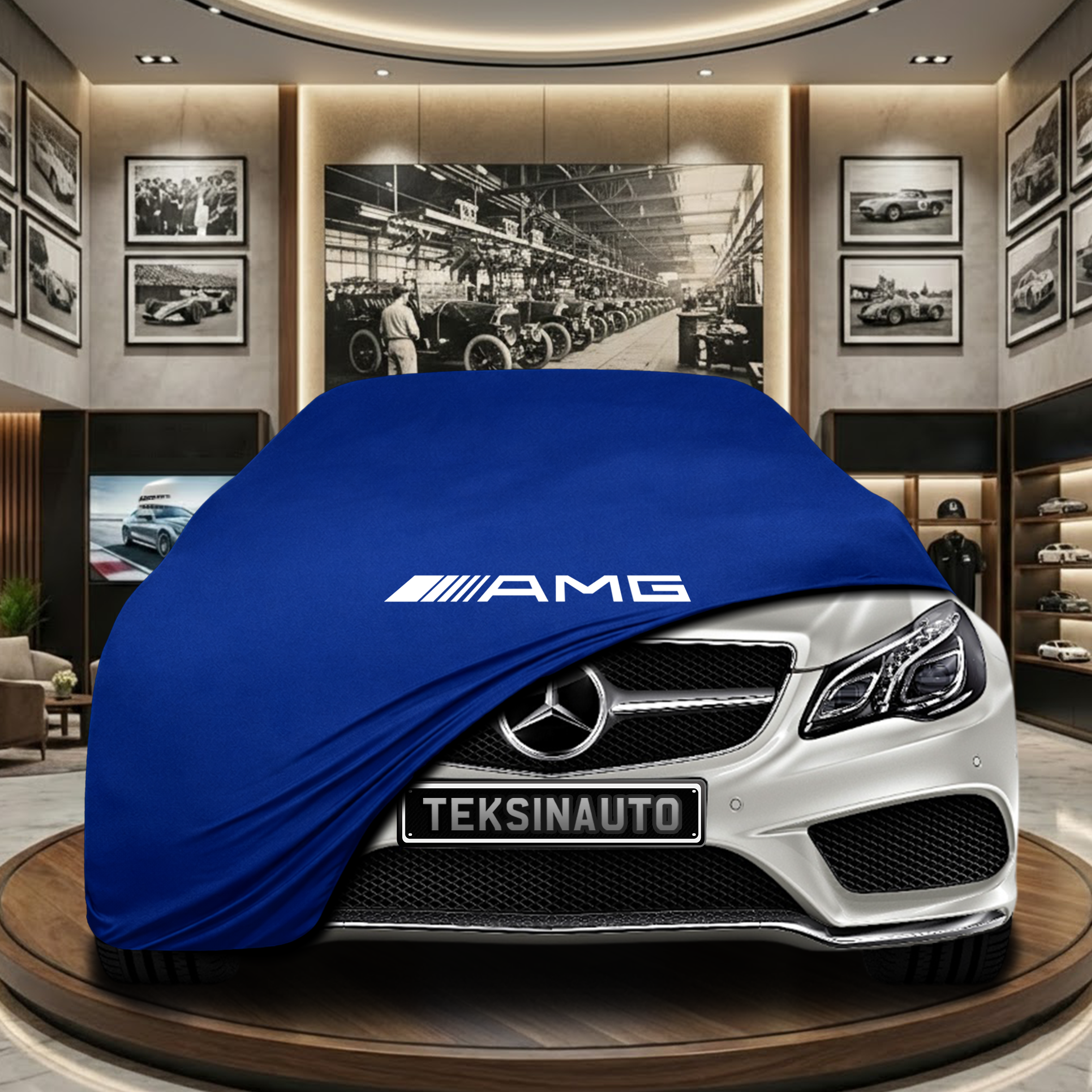 Mercedes Benz E A207 Cabrio Coupe Indoor Car Cover Custom Fit, Black, Gray, Blue, Red Color