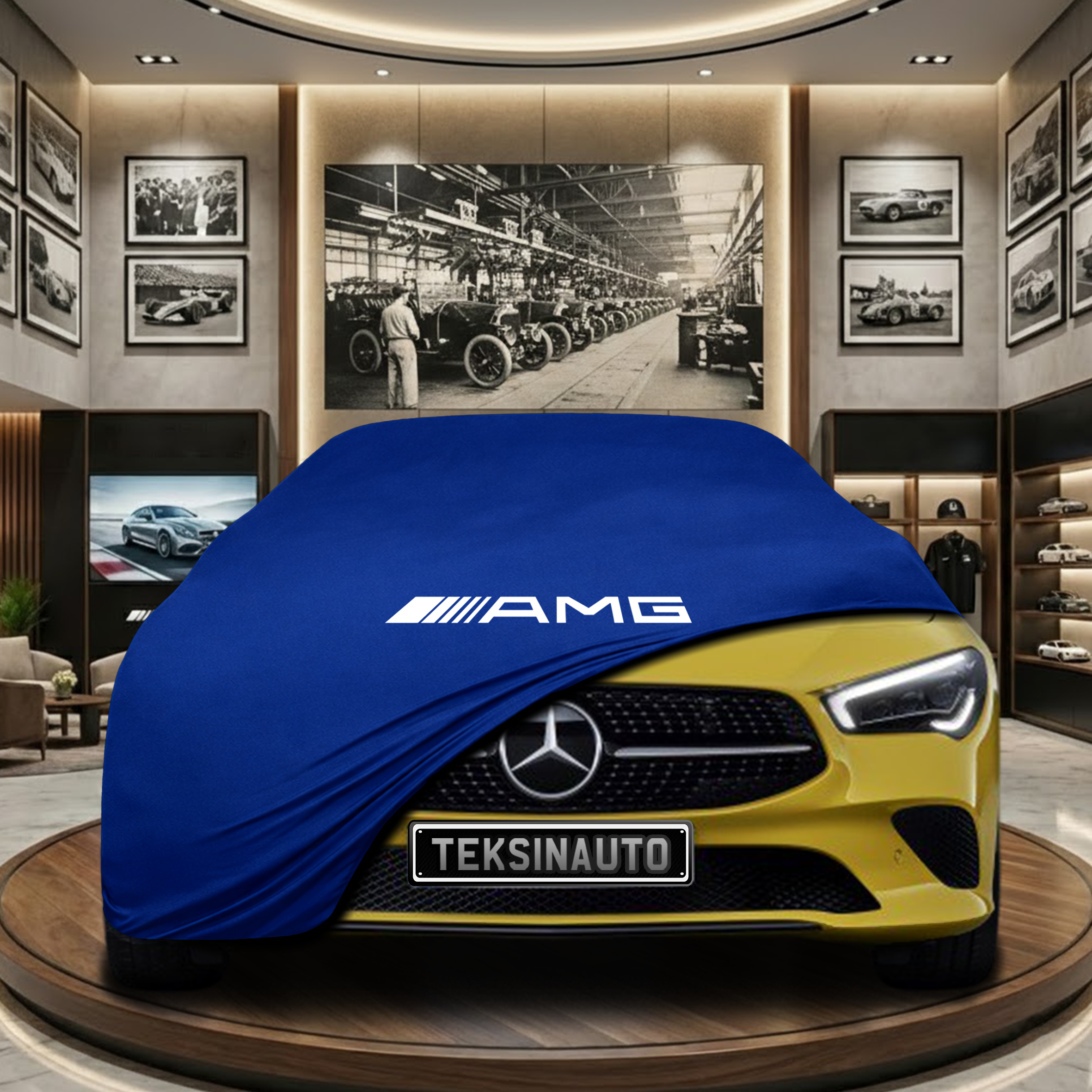 MERCEDES CLA X118 SW 2019-  Indoor Car Cover Custom Fit, Black, Gray, Blue, Red Color