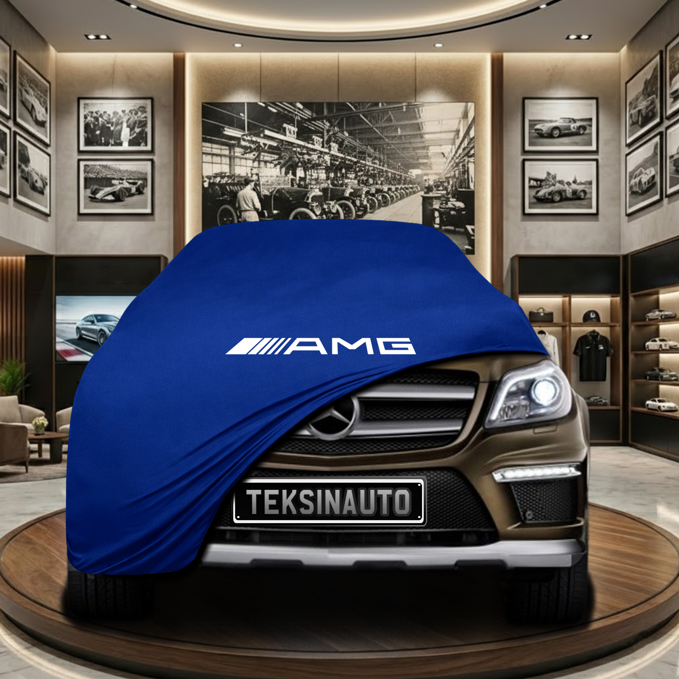 Mercedes Benz GL (X166) Indoor Car Cover Custom Fit, Black, Gray, Blue, Red Color