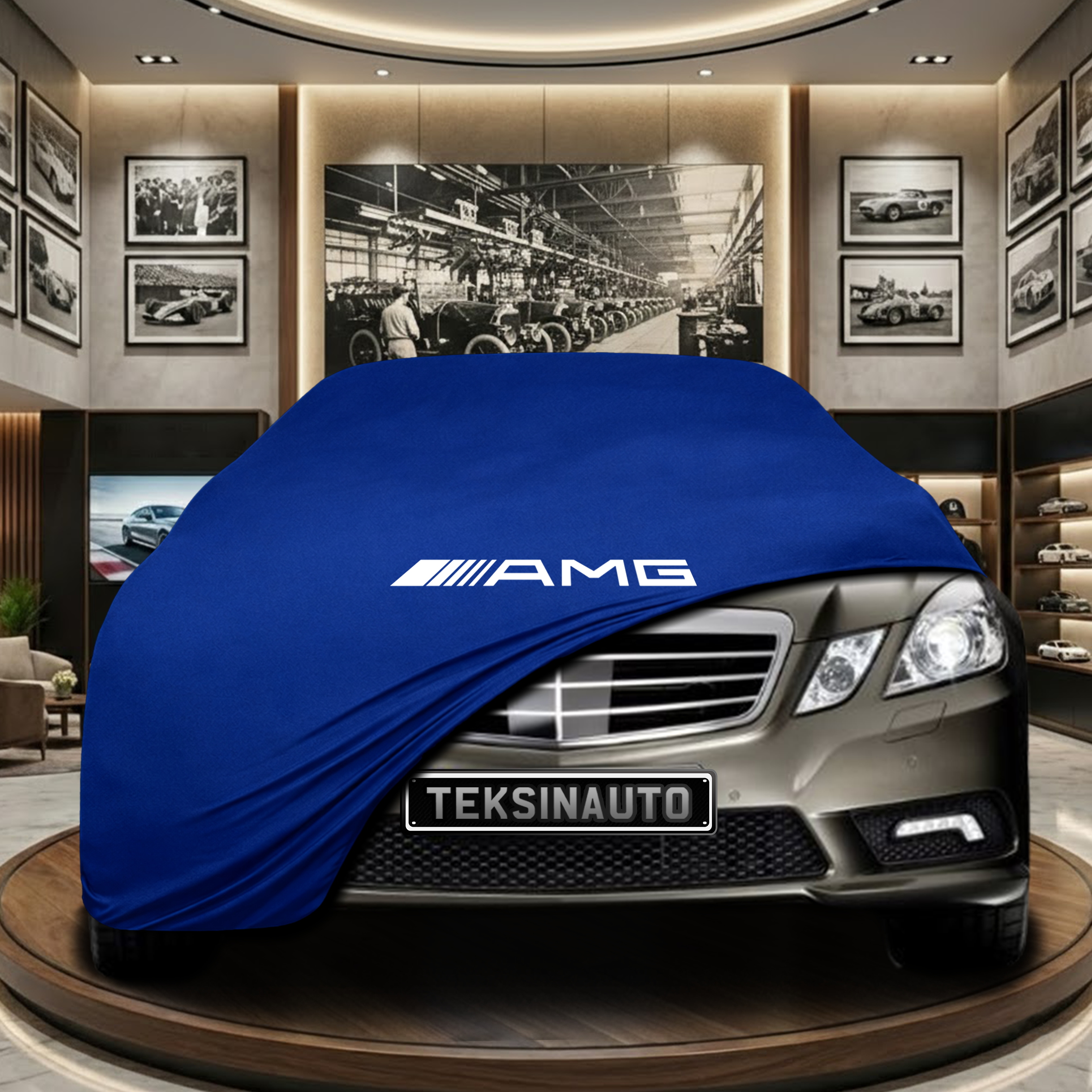 Mercedes Benz E S212 Station Wagon Indoor Car Cover Custom Fit, Black, Gray, Blue, Red Color