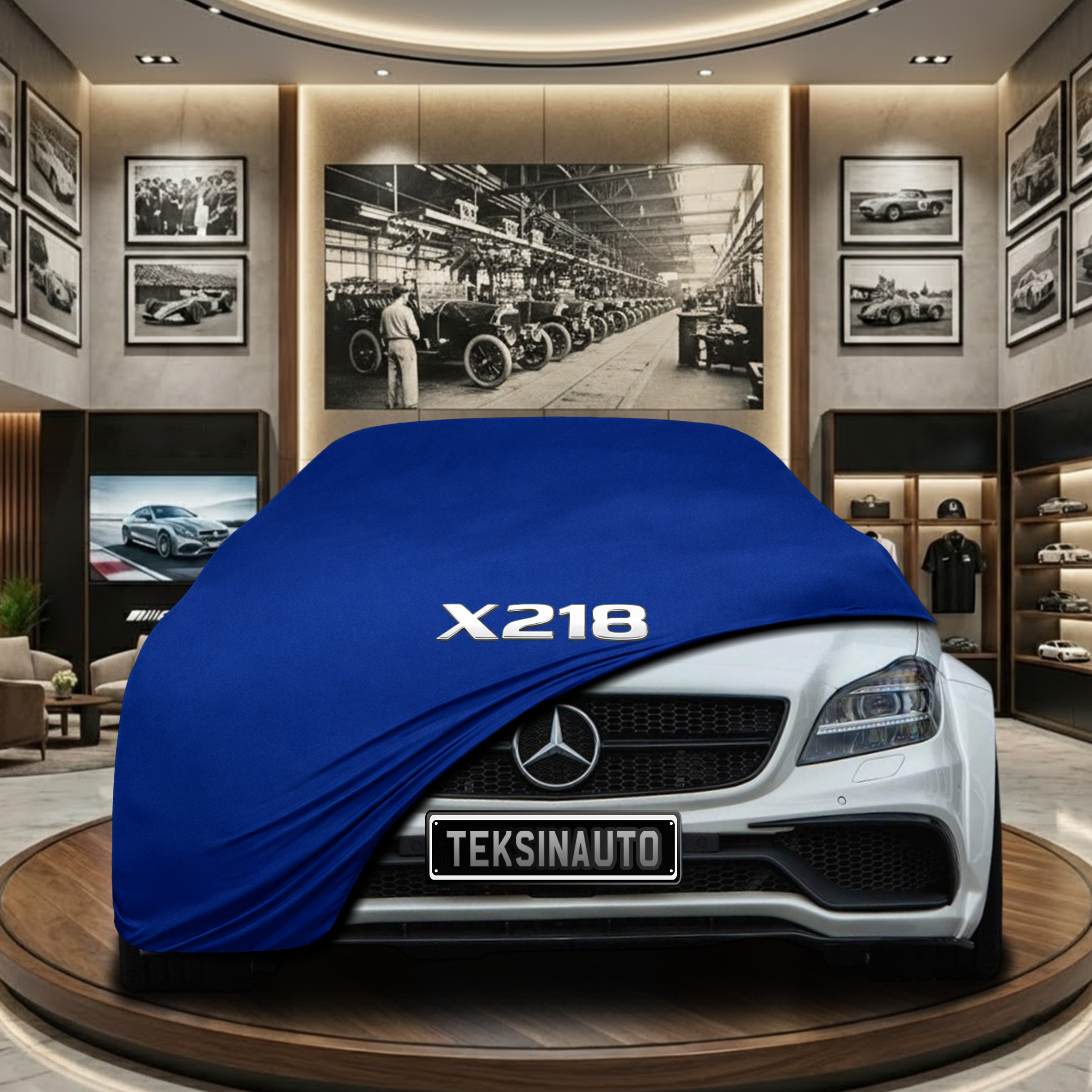 MERCEDES CLS X218 SW 2010-2018 Indoor Car Cover Custom Fit, Black, Gray, Blue, Red Color