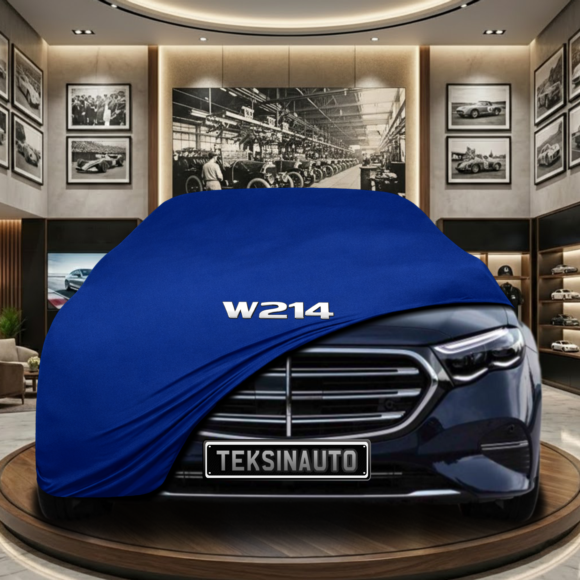 Mercedes Benz E W214 (2023-) Indoor Car Cover Custom Fit, Black, Gray, Blue, Red Color
