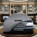 Mercedes Benz S W140 Indoor Car Cover Custom Fit, Black, Gray, Blue, Red Color