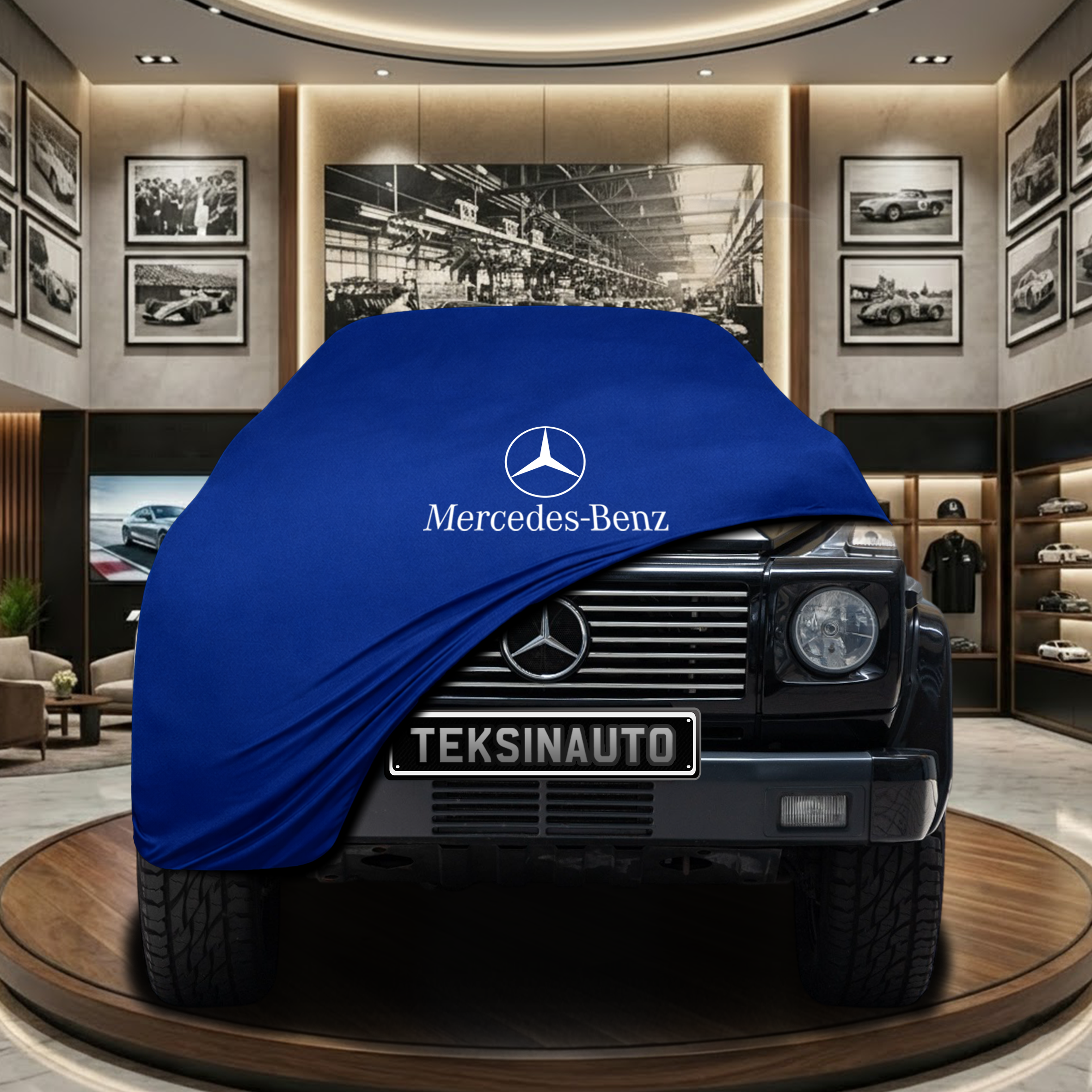 MERCEDES G W463 SWB Indoor Car Cover Custom Fit, Black, Gray, Blue, Red Color