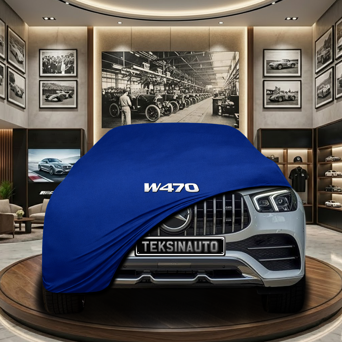 MERCEDES X CLASS W470 Indoor Car Cover Custom Fit, Black, Gray, Blue, Red Color