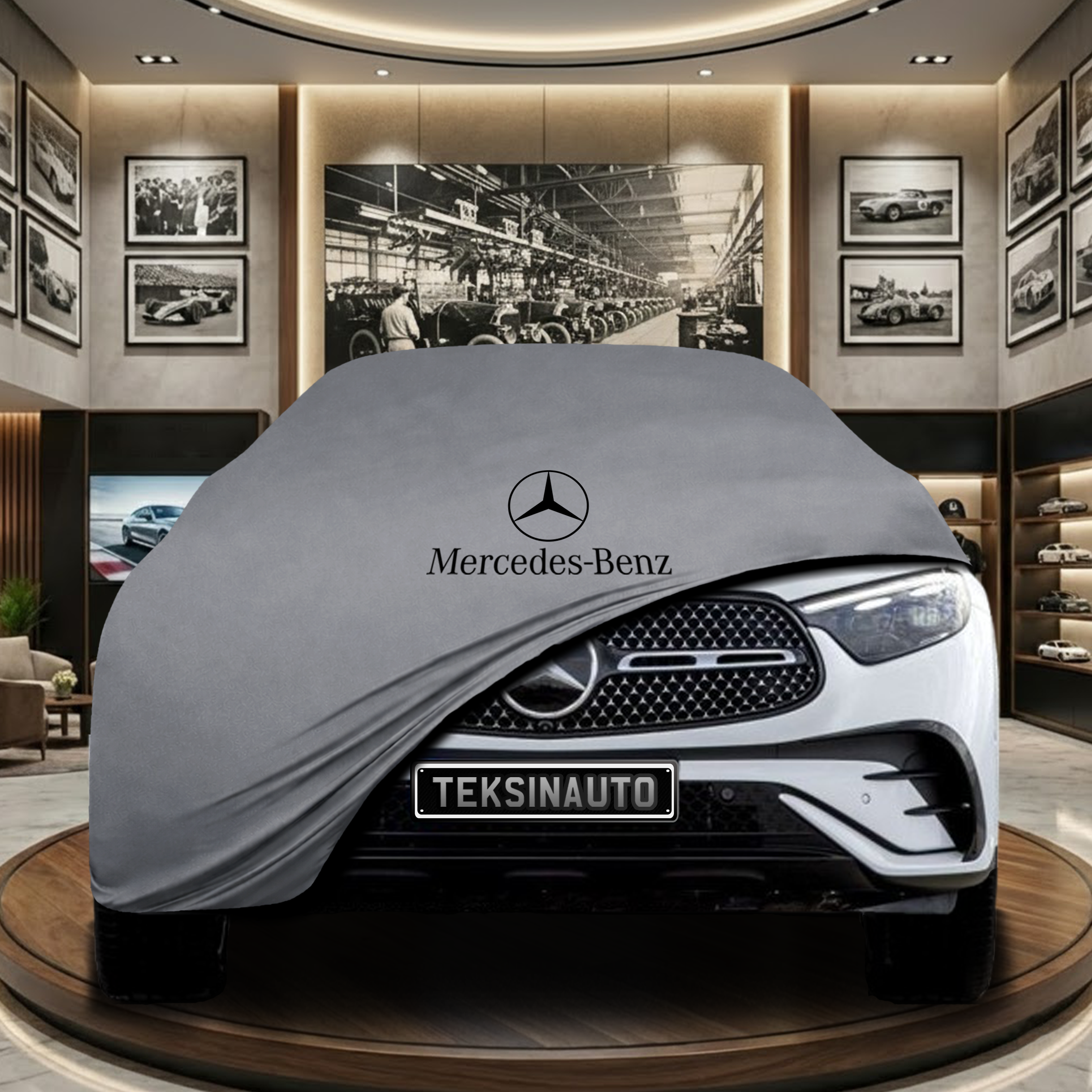 Mercedes Benz GLC X254 Indoor Car Cover Custom Fit, Black, Gray, Blue, Red Color