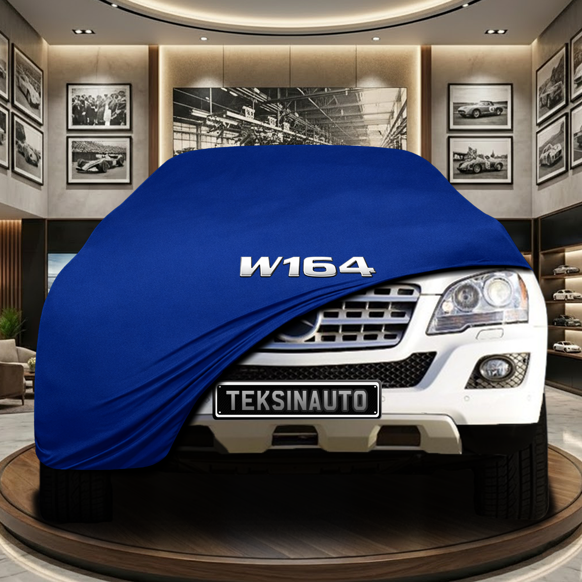 Mercedes Benz M W164 Indoor Car Cover Custom Fit, Black, Gray, Blue, Red Color