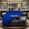 Mercedes Benz CLK W209 Indoor Car Cover Custom Fit, Black, Gray, Blue, Red Color