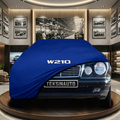 Mercedes Benz E W210 Indoor Car Cover Custom Fit, Black, Gray, Blue, Red Color