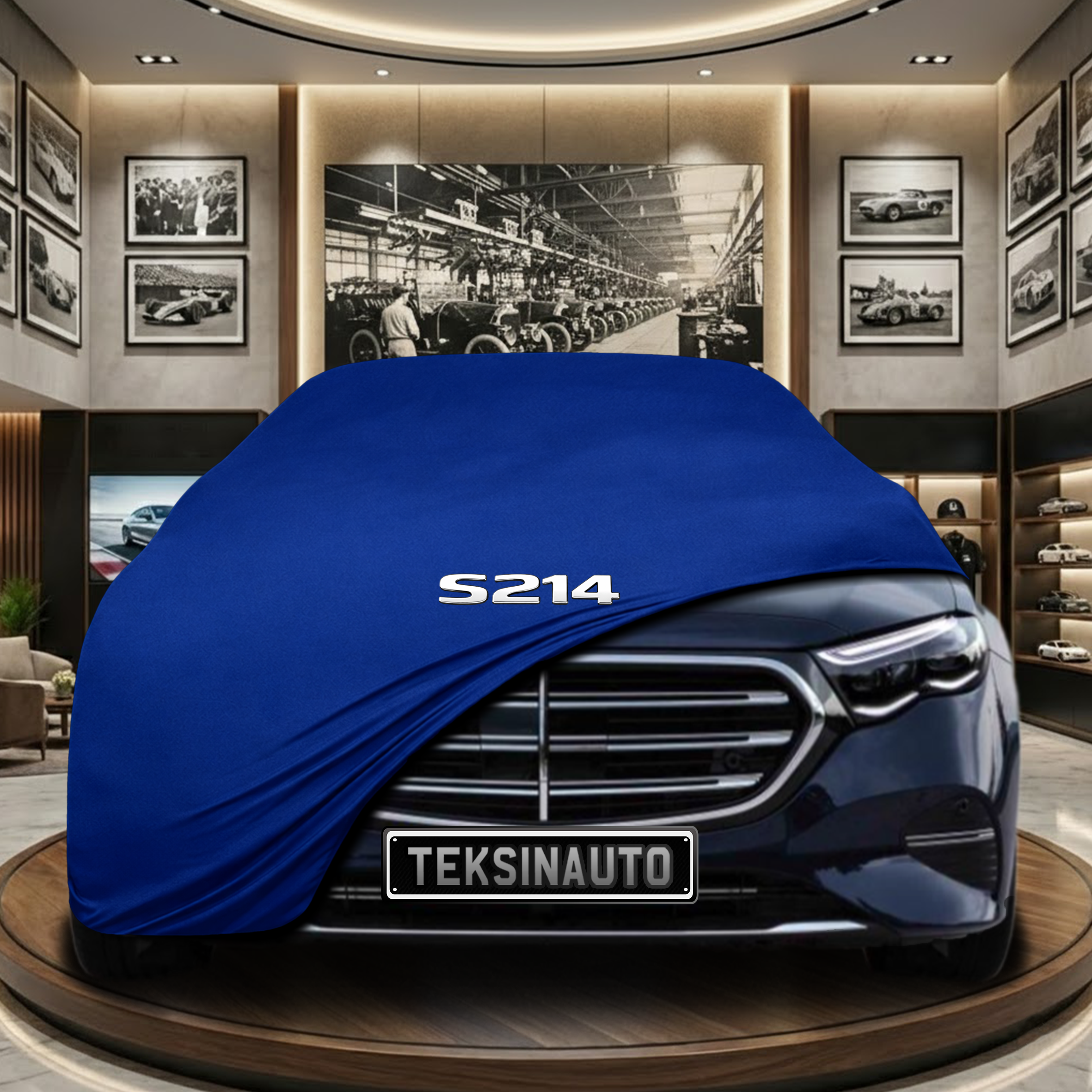 MERCEDES E S214 SW 2023- Indoor Car Cover Custom Fit, Black, Gray, Blue, Red Color