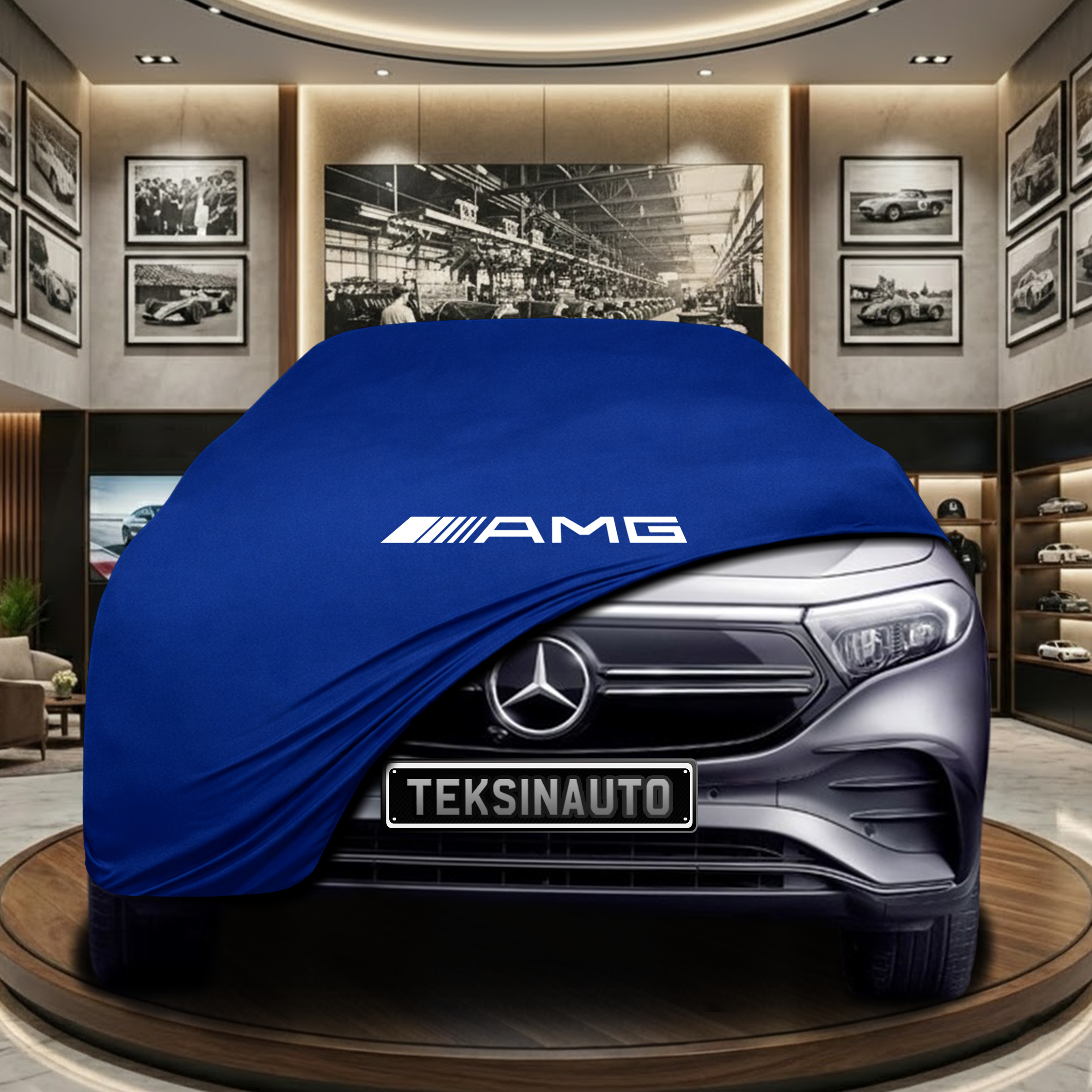MERCEDES EQA 2021- Indoor Car Cover Custom Fit, Black, Gray, Blue, Red Color
